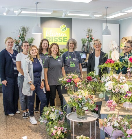 Entdecken Sie unser neues Blumen Risse-Geschäft in Neuss mit einer großen Schnittblumenauswahl.