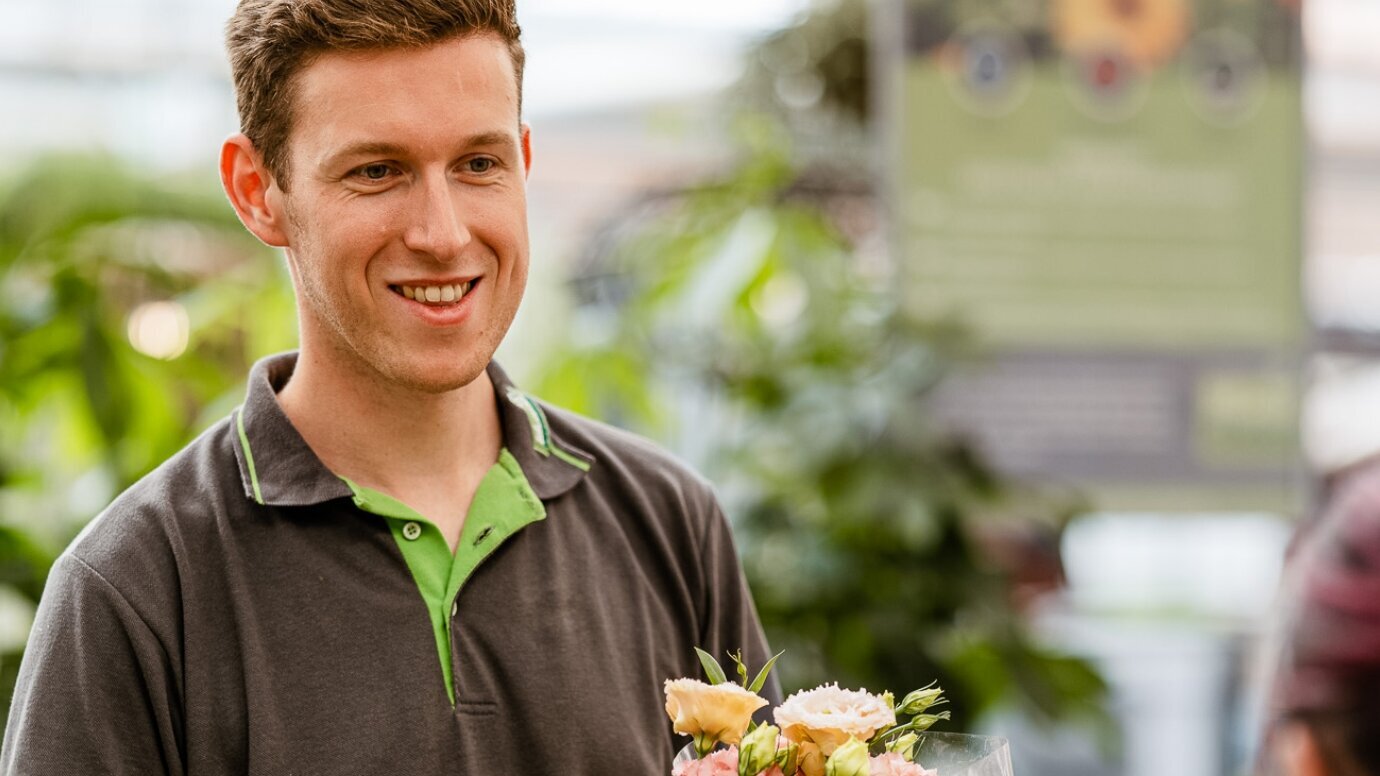 Blumen-Risse, Karriere, Blumen, Bunt, Gruen, Ausbildung